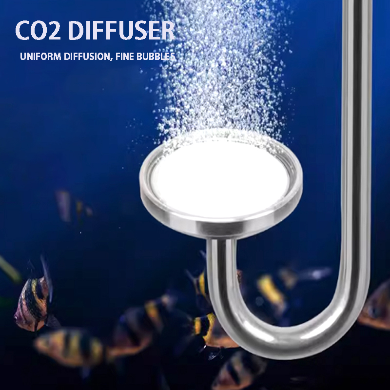 Aquarium Liquid Carbon - Nebulizzatore di CO2 per acquario lega