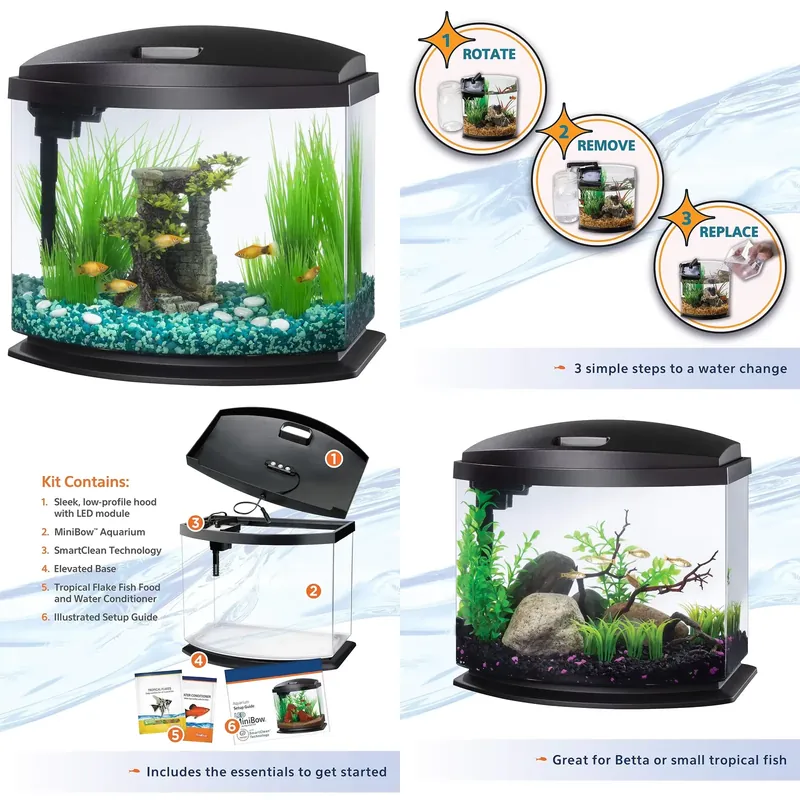 Aquarium Planted Tank Filter - Acquario in Vetro Acrilico Personalizzato per