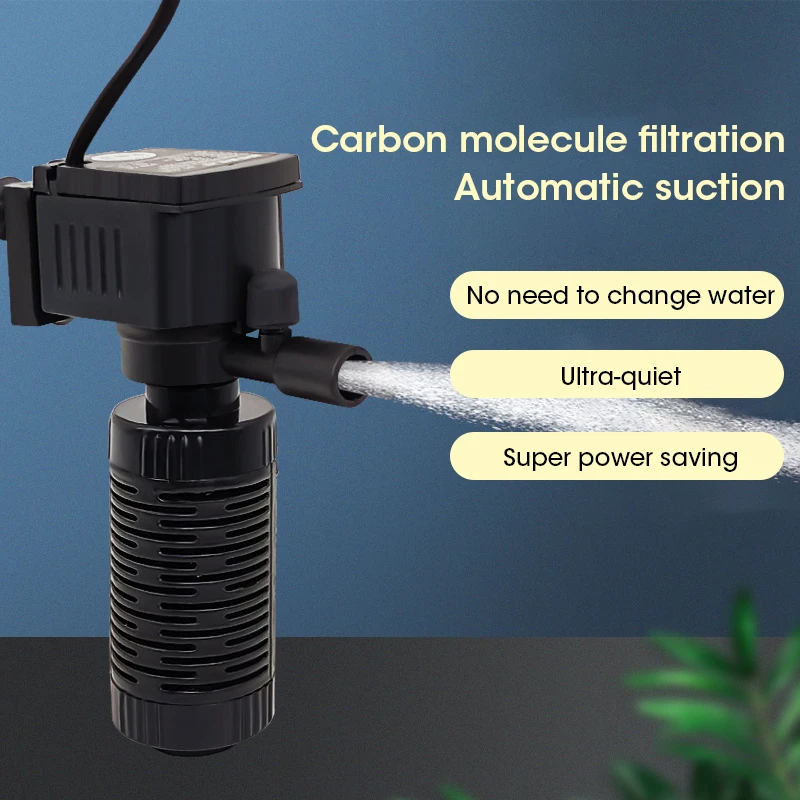 Planted Aquarium Cleaning - Mini filtro per acquario, pompa sommergibile